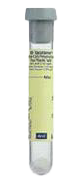 Closeup of a urine collection tube.